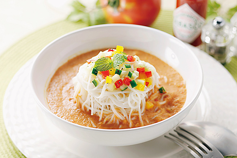 ガスパッチョそうめん