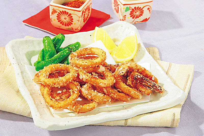 いかの七味揚げ