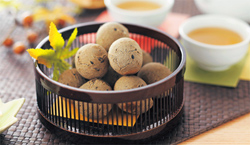 もっちり黒ごまきなこ餅