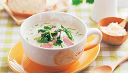 七草のクリーミースープ