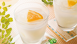 オレンジ風味の乳酸菌ドリンク