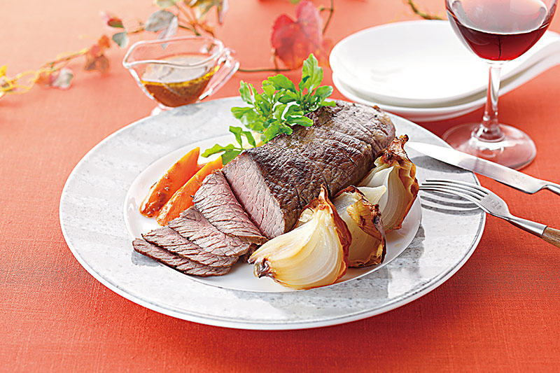 ローストビーフのバルサミコソース|株式会社松源|レシピ ローストビーフのバルサミコソース