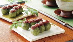 春菊の餡だんご