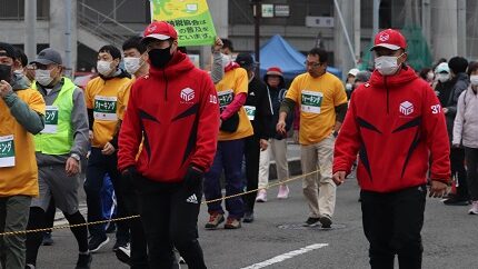 マツゲン簑島硬式野球部 地域貢献マラソン大会